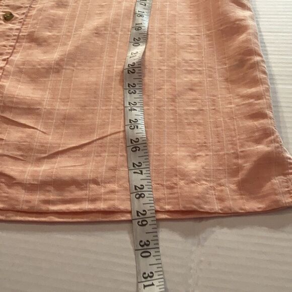 ROUNDTREE & YORKE Men’s peach shirt, Large - Picture 4 of 9